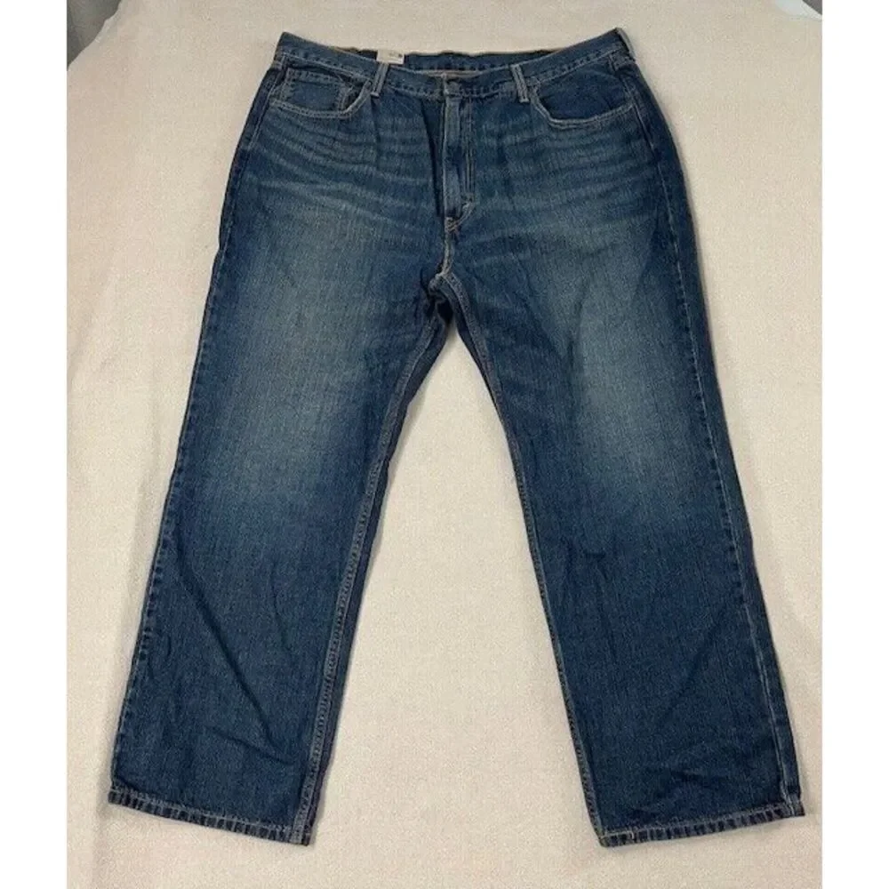 Levi's 559 Jeans Relaxed Straight Pants Blue Men's Size 44x30‎ Big And Tall New